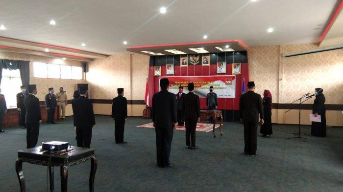 Paolus Hadi Lantik Tujuh Pejabat Administrator dan Pengawas di Lingkungan Pemkab Sanggau 