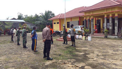 Kegiatan Penyemprotan Cairan Disinfektan Dalam Rangka Cegah Covid-19 dan memasuki Masa New Normal di Kecamatan Bonti