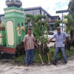 Rawan Kecelakaan dan Demi Kenyamanan Pengendara, Gafura Jalan Cempaka, Ilir Kota, Sanggau Dibongkar