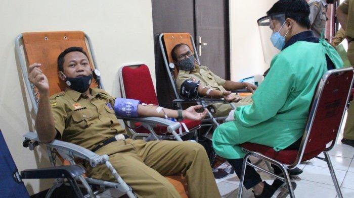 Gerakan Kemanusiaan, Dinas Kominfo Sanggau Gelar Aksi Donor Darah