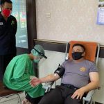 Peringati Hari Donor Darah Sedunia, PMI Sanggau Kembali Gelar Donor Darah di Polres Sanggau