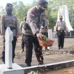 Hari Bhayangkara ke-74, Polres Sanggau Ziarah di Taman Makam Pahlawan Patriot Bangsa