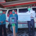 Program CSR, Bank Kalbar Cabang Sanggau Serahkan Satu Unit Mobil Ambulans untuk PMI