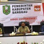 Vicon Percepatan Penyaluran BLT DD Bupati Sanggau Bersama Camat dan 163 Kepala Desa di Wilayah Kab. Sanggau