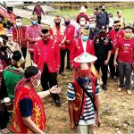 DAD Kab. Sanggau Gelar Ritual Adat Nosu Minu Podi Dan Mpokant Podagi