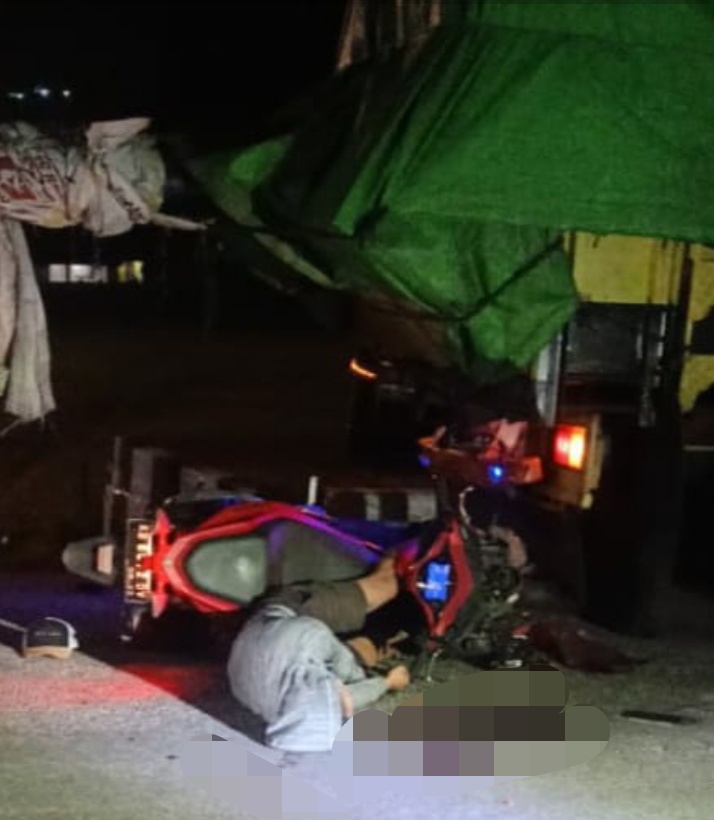 Tabrak Truck Parkir di Kota Sanggau, Pria Ini Luka Parah