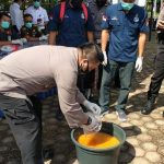 Polres Sanggau Musnahkan Barang Bukti 4,89 Kg Sabu dari Dua Kasus Berbeda
