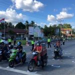 Satlantas Polres-Dishub Sanggau Buat RHK bagi Pengendara di Traffic Light Jalan Jenderal Sudirman