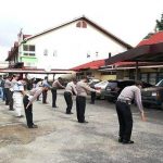 Jaga Stamina dan Kebugaran, Polsek Tayan Hulu Rutin Laksanakan Senam AWS 3
