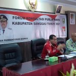 BAPPEDA KAB. SANGGAU MELAKUKAN KONSULTASI PUBLIK RANWAL RKPD KABUPATEN SANGGAU TAHUN 2021