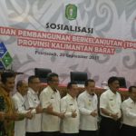 Bappeda Kabupaten Sanggau Menghadiri Sosialisasi Tujuan Pembangunan Berkelanjutan (TPB) di Pontianak