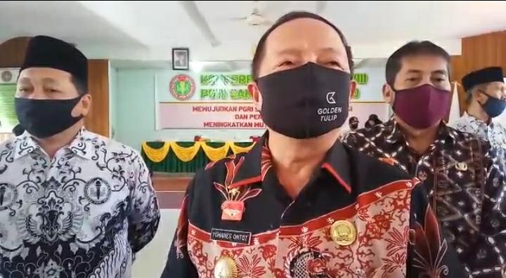 Konfrensi PGRI Kabupaten Sanggau Ke-8, Wabup Berharap PGRI Dapat Mengakomodir Seluruh Kepentingan Guru