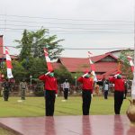 Gladi Bersih Upacara HUT ke-75 RI Kabupaten Sanggau di Tengah Pandemi COVID-19