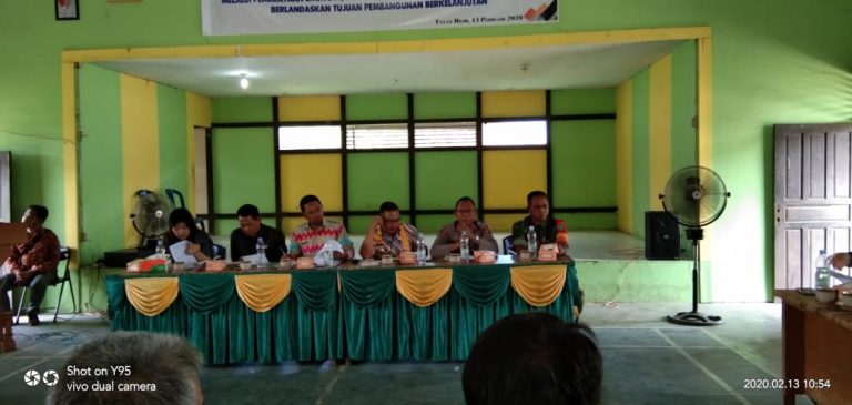 Kadis Bunnak Wakili Bupati Pada Musrenbang RKPD 2021 Kecamatan Tayan Hilir