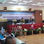 RAPAT KOORDINASI DAN EVALUASI PROGRAM/KEGIATAN PENANGGULANGAN KEMISKINAN DAERAH KAB.SANGGAU TAHUN 2018