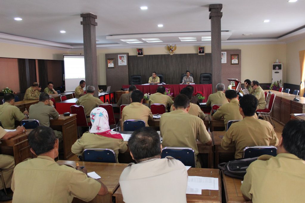 Rapat Pembahasan Rancangan KUA dan PPAS Kabupaten Sanggau Tahun 2018