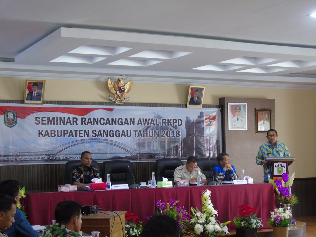 Seminar Rancangan Awal RKPD Kabupaten Sanggau Tahun 2018