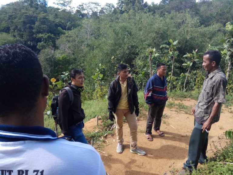Survei Lokasi Lahan Pembangunan Embung di Dusun Entabai Desa Lubuk Sabuk Kecamatan Sekayam