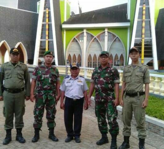 TNI/Polri, Satpol Pp dan Dishub Amankan Perayaan Paskah di Sanggau