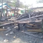 Tiga Rumah Di Beduai Hangus Terbakar