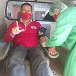 Momentum HUT RI ke-75, Kepala SMPN 13 Sanggau Donor Darah yang ke 75 Kali