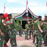 Satgas Pamtas di Entikong Sanggau Meriahkan HUT Ke-75 RI dengan Ragam Perlombaan