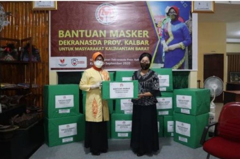 Dekranasda Sanggau Siap Lanjut Kampanyekan Pakai Masker