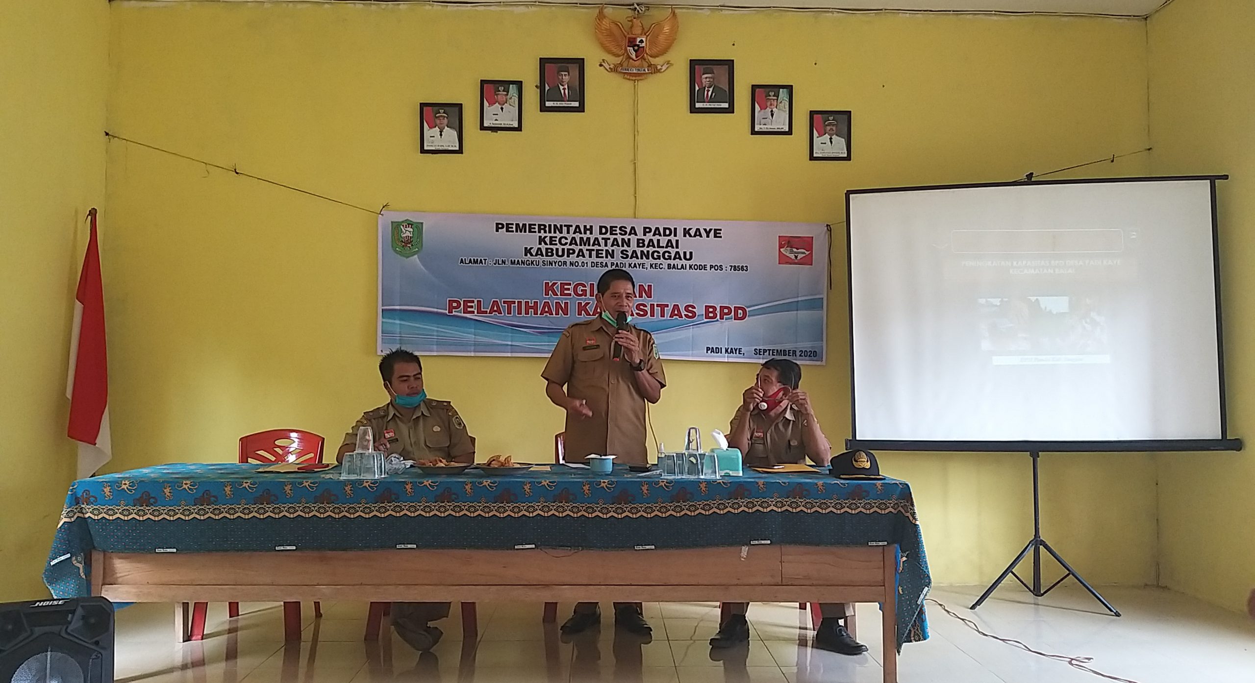 Pelatihan Kapasitas Badan Permusyawaratan Desa (BPD) Desa Padi Kaye Kecamatan Balai