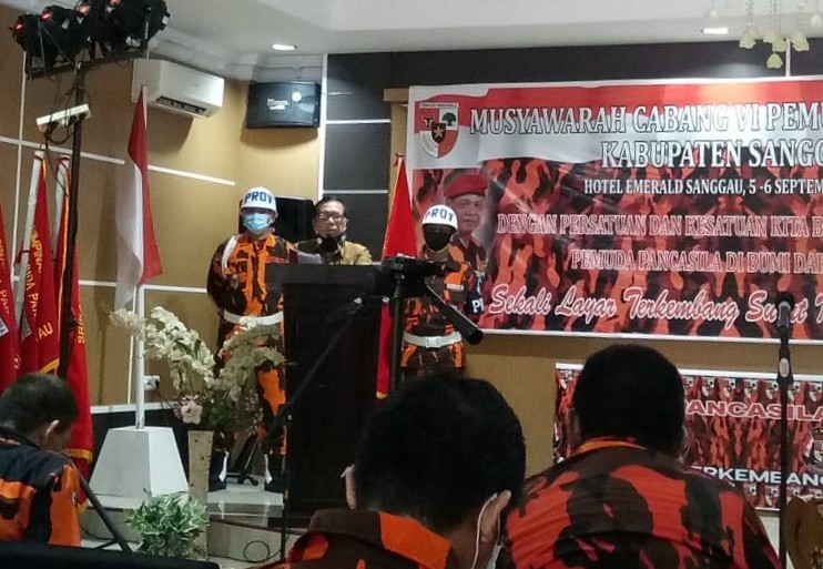 Sambutan Bupati Sanggau pada Acara Pembukaan Muscab Ke-VI Pemuda Pancasila Kabupaten Sanggau