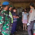 Polres Sanggau Ledo Kampanye Serentak Pemakaian Masker di Kecamatan Sanggau Ledo Bengkayang