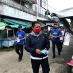 Pembagian Masker Gratis oleh Elemen Pemuda Sanggau