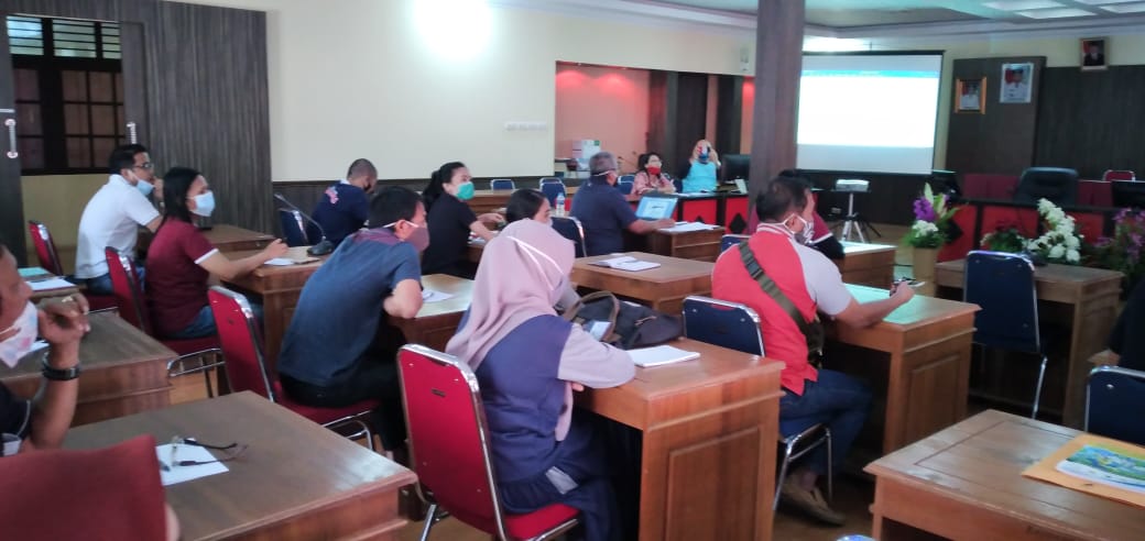 Rapat Evaluasi Kegiatan Tahun 2020 dan Persiapan Kegiatan Tahun 2021 di Lingkup Bappeda Kabupaten Sanggau