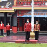 Plt Kadis Porapar Menghadiri Upacara peringatan HUT ke-64 Pemerintah Provinsi KALBAR 2021