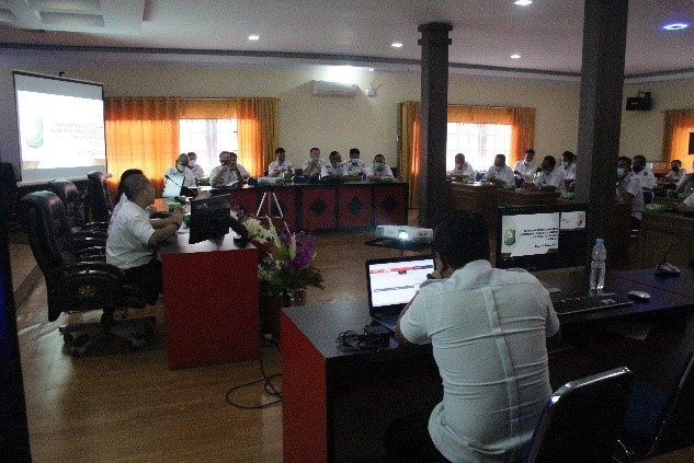Bappeda Kabupaten sanggau melaksanakan Rapat dalam rangka persiapan pelaksanaan kegiatan Musrenbang RKPD Kabupaten Sanggau Tahun 2022