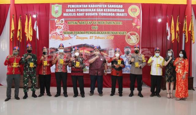 Serah Terima Pengelolaan Rumah Adat Tionghoa Kabupaten Sanggau, Ini Pesan Bupati Sanggau