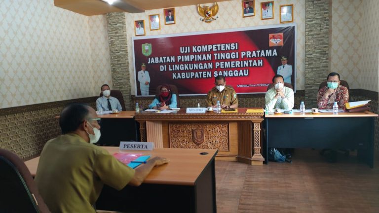 Uji Kompetensi Jabatan Pimpinan Tinggi Pratama tahun 2021 di Lingkungan Pemerintah Kabupaten Sanggau