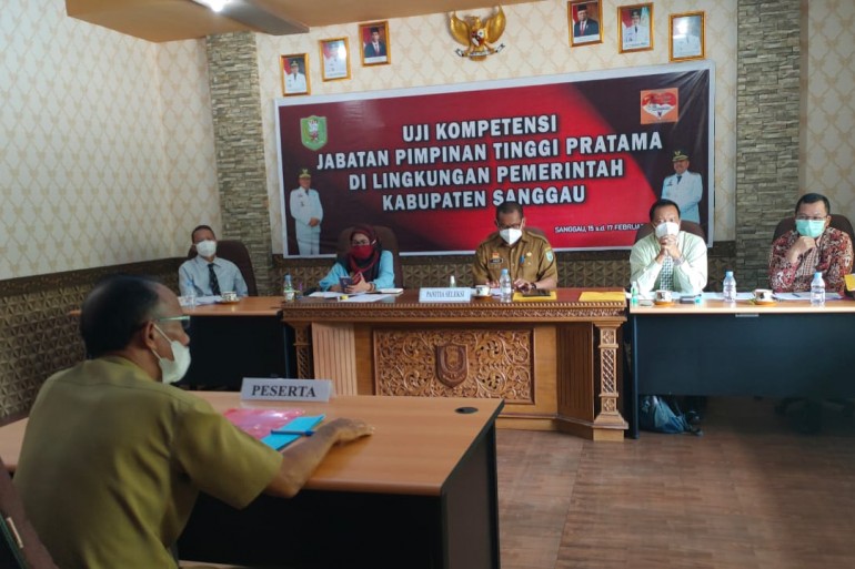 Uji Kompetensi Jabatan Pimpinan Tinggi Pratama tahun 2021 di Lingkungan Pemerintah Kabupaten Sanggau
