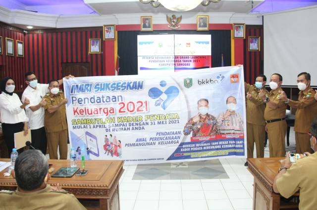 Grand Launching Pendataan Keluarga Tahun 2021 Kabupaten Sanggau