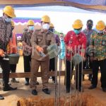 Wabup Sanggau Melakukan Peletakan Batu Pertama Pembangunan Tribun MTQ XXIX Tingkat Kabupaten Sanggau Di Kecamatan Balai