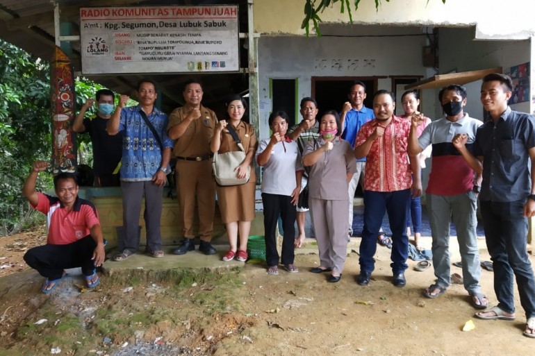 Diskominfo Sanggau Lakukan Monitoring dan Evaluasi Pembinaan KIM Radio Komunitas Tampun Juah