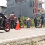 Dinas Bina Marga Tambal Lubang Jalan di Kota Sanggau