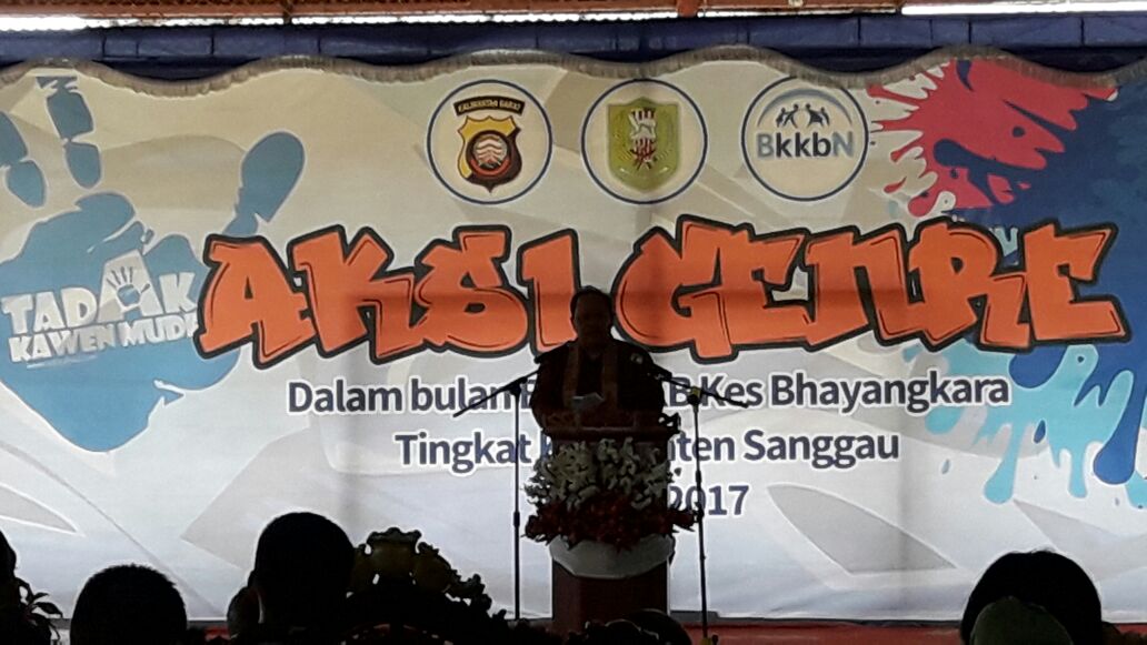 BKKbN Perwakilan Provinsi Kalbar Gelar Aksi GenRe di Kecamatan Sekayam