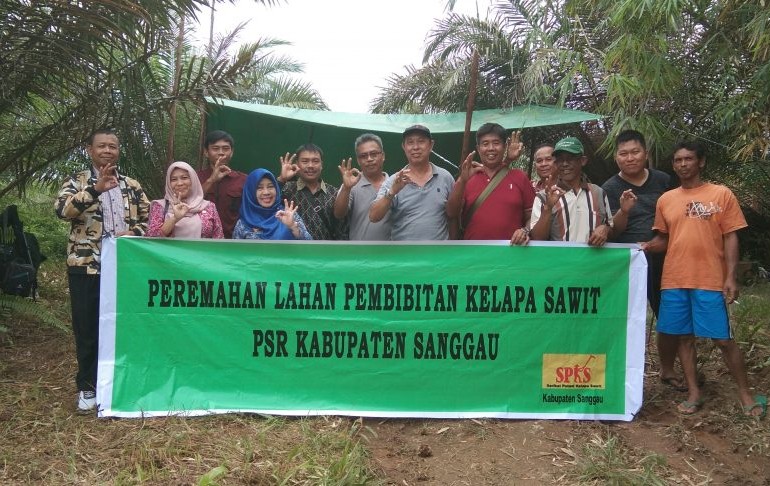 Disbunnak Menghadiri Acara Peremahan Lahan Untuk Pembibitan Kelapa Sawit