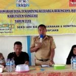 FORUM MUSYAWARAH DESA DI KAMPUNG KB DESA TERATI KECAMATAN JANGKANG