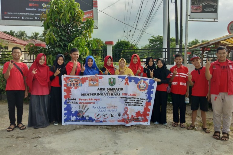 GenRe Kabupaten Sanggau Kampanyekan Hari AIDS Sedunia