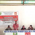 Hadiri Musyawarah Desa (MUSDES) Penyusunan RKPDesa, Desa Empiyang Kecamatan Jangkang Plt. Kepala DPM Pemdes Kab. Sanggau, Alian : Sinergikan Dengan 5 Kebijakan Pemerintah Pusat