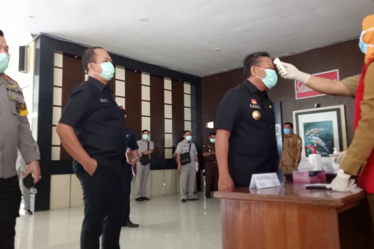 Cegah Korona, DPRD Sanggau Terapkan Standar Protokoler Kesehatan