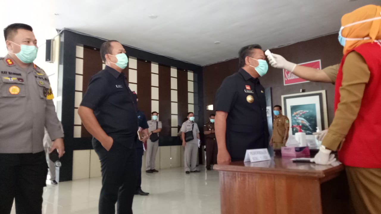 Cegah Korona, DPRD Sanggau Terapkan Standar Protokoler Kesehatan