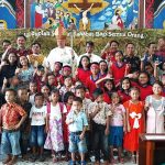 Kepala DPM Pemdes mewakili Bupati Sanggau menghadiri Safari Natal Umat Katolik di Kec. Bonti