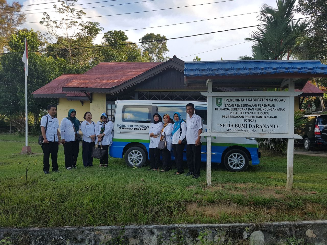 Kunjungan Dinas Pemberdayaan Perempuan dan Perlindungan Anak Kabupaten Landak ke Pusat Pelayanan Terpadu Perempuan dan Perlindungan Anak Kabupaten Sanggau